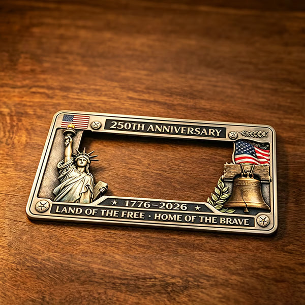 đ„đșđž 250th Anniversary Commemorative License Plate Frameđœ