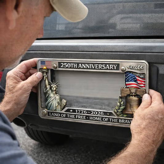 🔥🇺🇸 250th Anniversary Commemorative License Plate Frame🗽