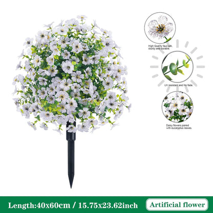 UV-Resistant Artificial Cedar Ball Tree