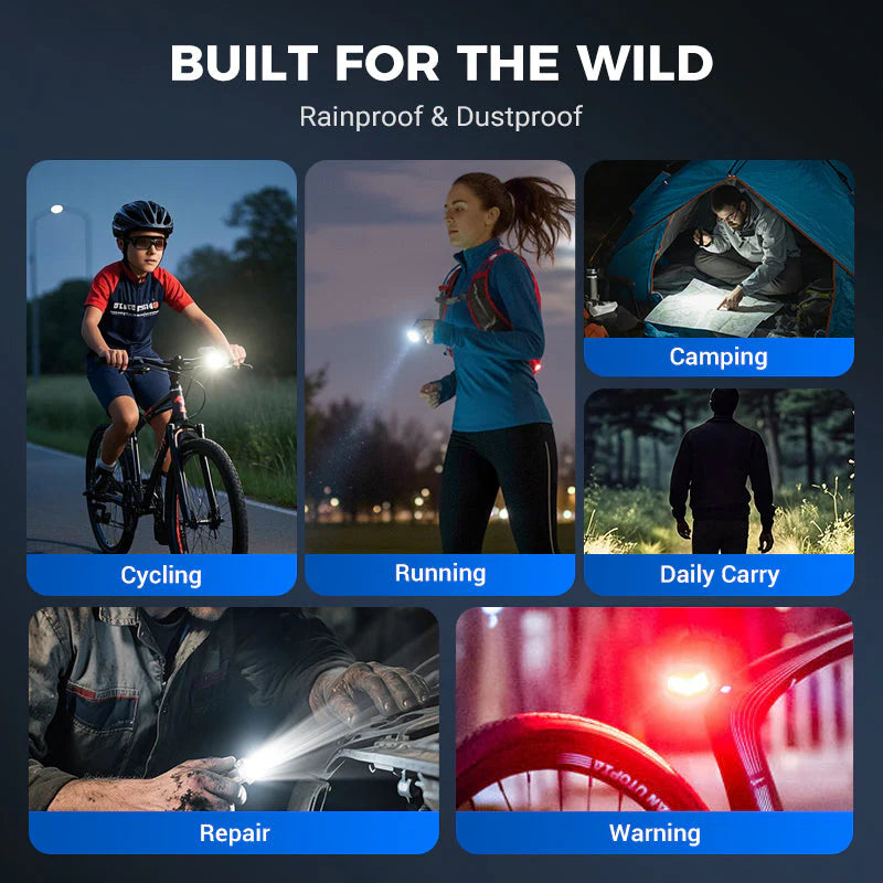 Mini Flashlight | Rechargeable, Multi-Functional Aluminum Alloy